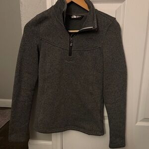 The North Face Charcoal Zip-Up Sweater